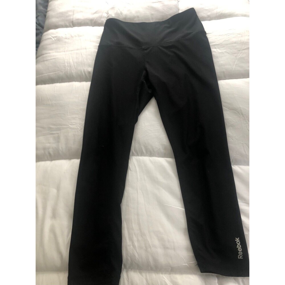 Reebok Athletic‎ Activewear Leggings Womens Size M Black Stretch
